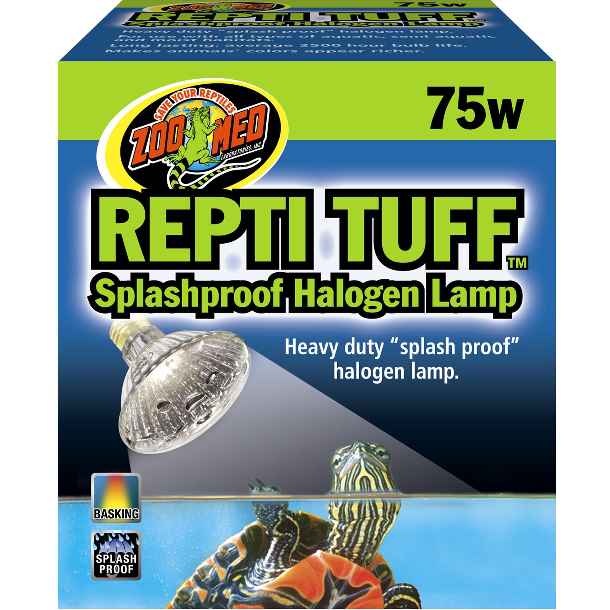 Zoo Med Laboratories 75 Watt Repti Tuff Splashproof Halogen Lamp